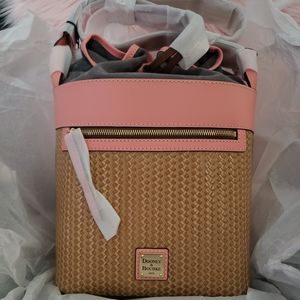 Dooney & Bourke Beacon Leather Woven Drawstring